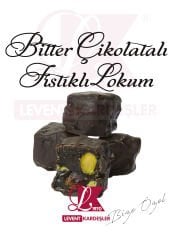 BİTTER ÇİKOLATA KAPLI FISTIKLI LOKUM