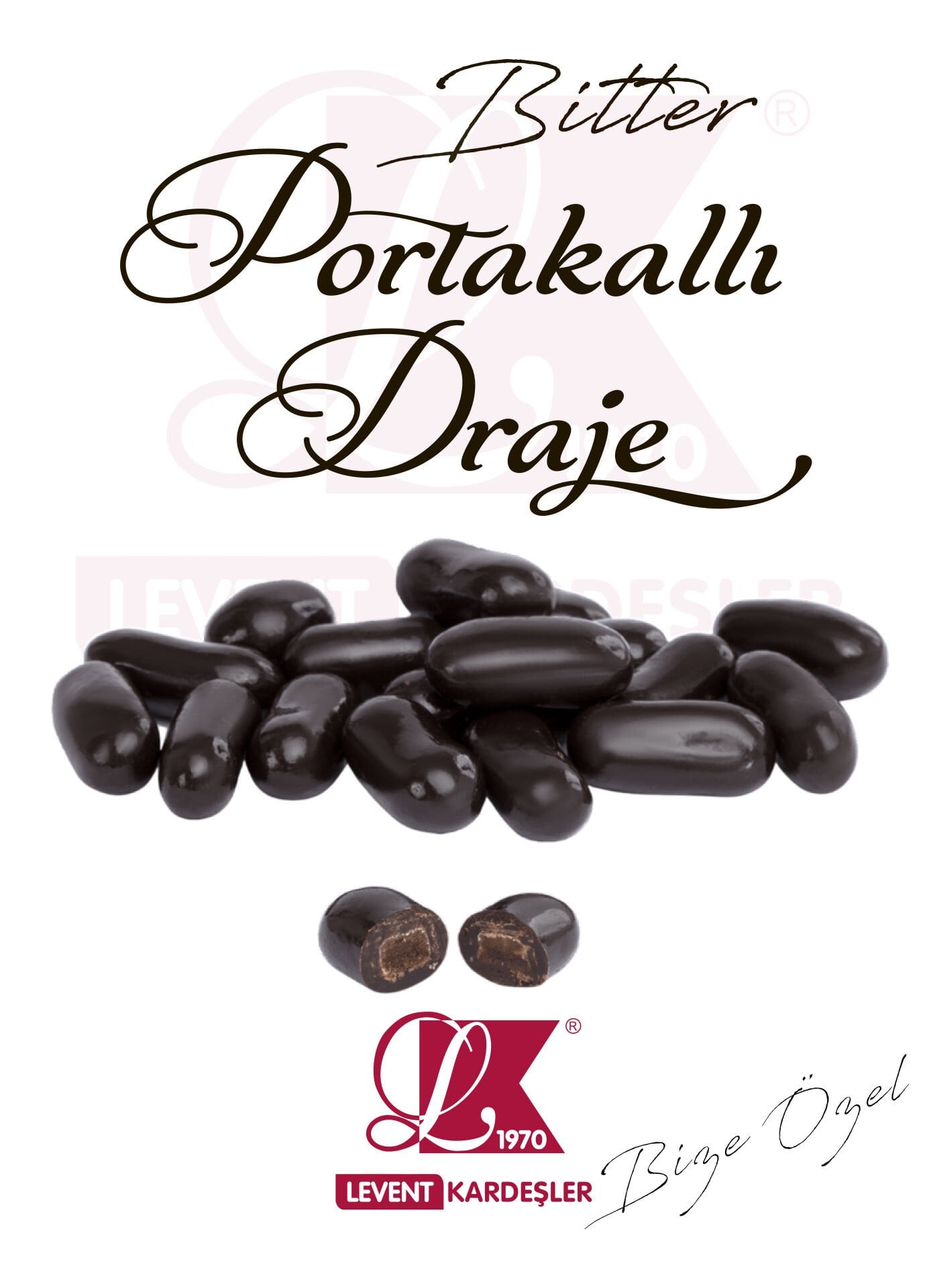 BİTTER ÇİKOLATA KAPLI PORTAKALLI DRAJE