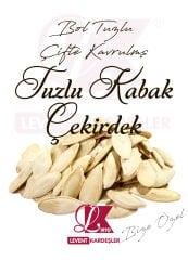 BOL TUZLU ÇİFTE KAVRULMUŞ KABAK ÇEKİRDEK