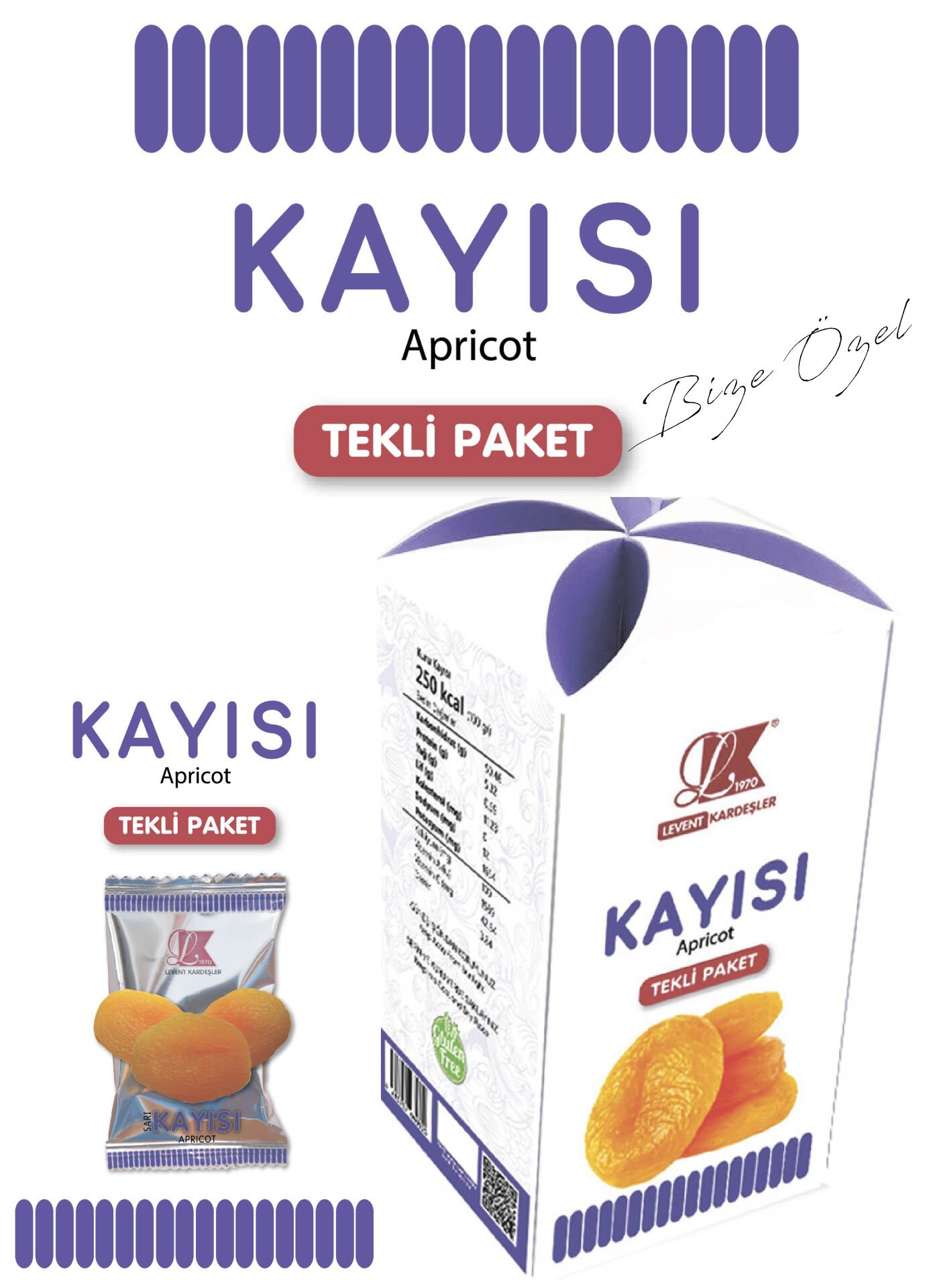 TEKLİ PAKET SARI KAYISI